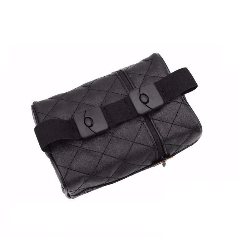 1 Pcs Black Tissue Boxes with Disposable Napkins Tissue Boxes Car Accessories Tissue Bag Organizer Car Decoration Auto Storage