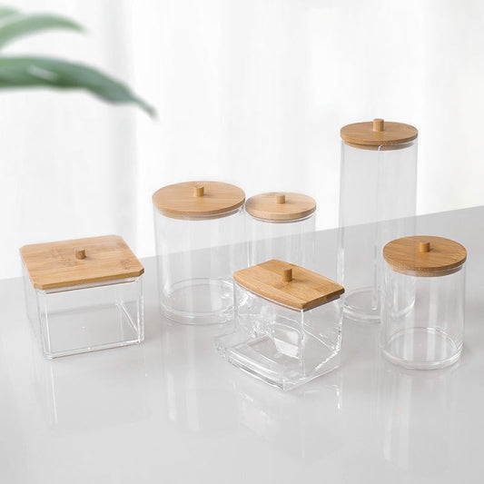 Bamboo Lid Jar Home Storage