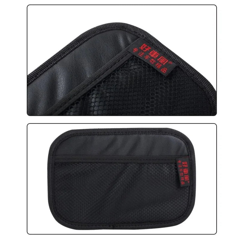 Car Leather Mesh Bag Storage Oxford Fabric Bag Car Interior Organizer Phones Coins Keys Storage Auto Stowing Tidying