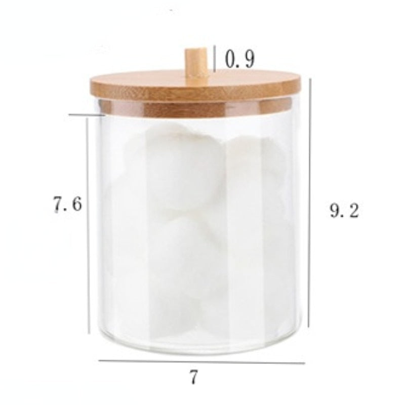 Bamboo Lid Jar Home Storage