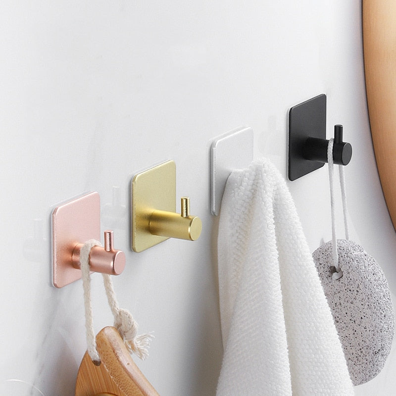 Metallic Adhesive Wall Hooks