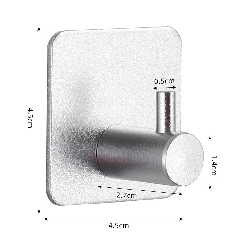 Metallic Adhesive Wall Hooks