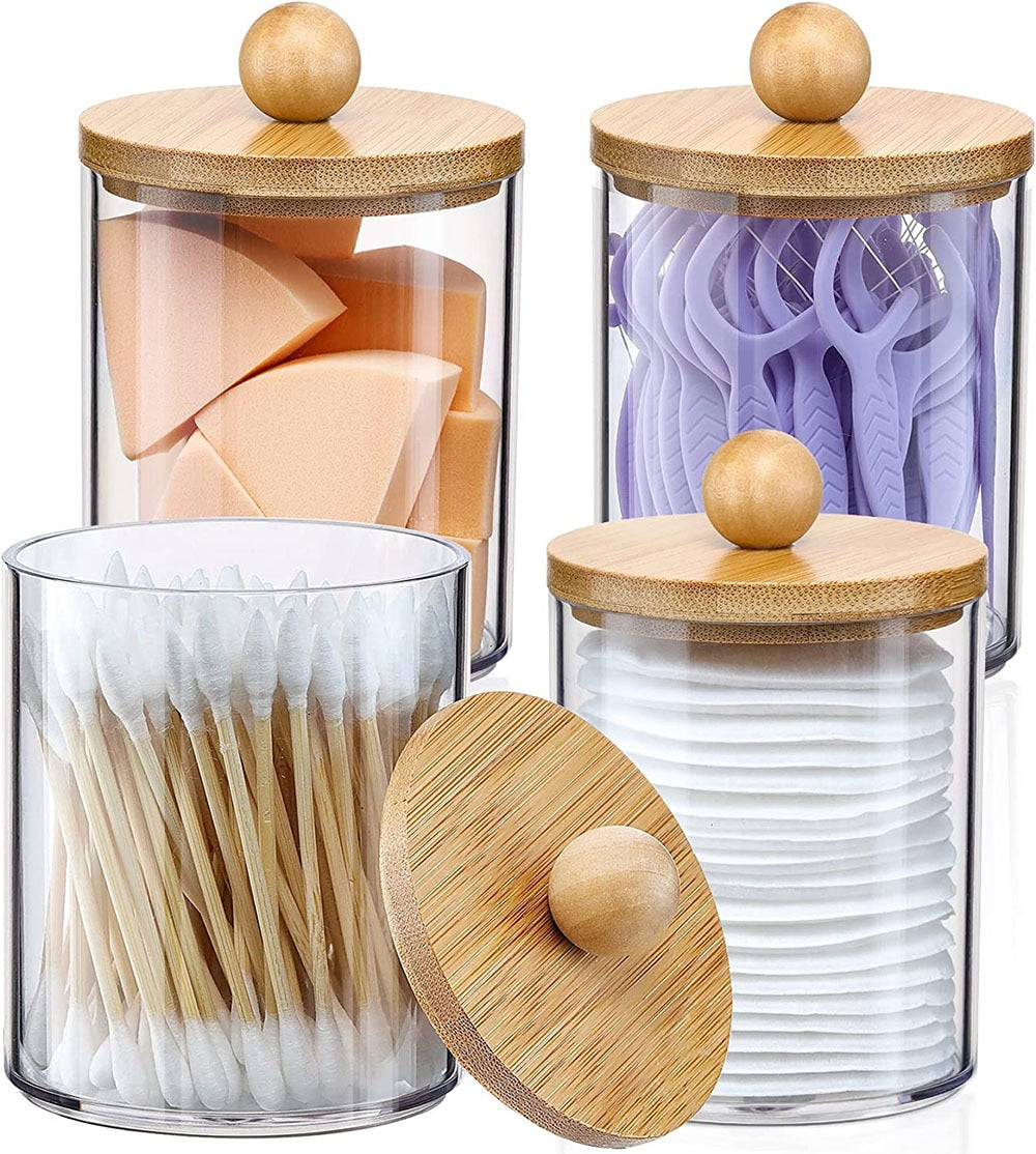 Bamboo Lid Jar Home Storage