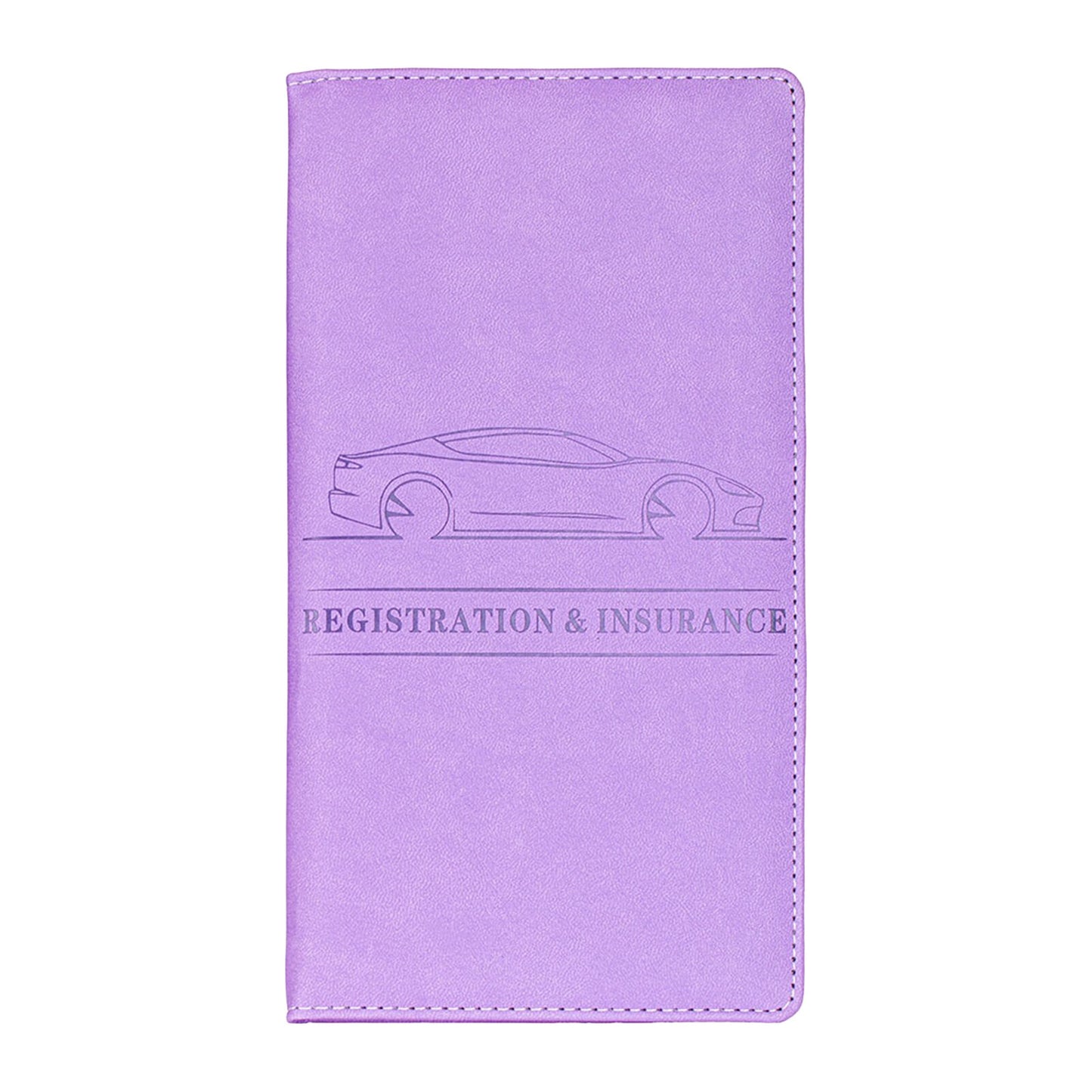 Leather Auto Registration And Insurance Card Storage